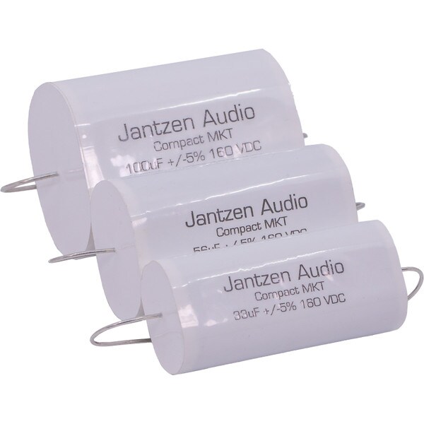 Main product image for Jantzen 8200 100uF 160V Compact MKT Metalized Polyester Film Capacitor027-840
